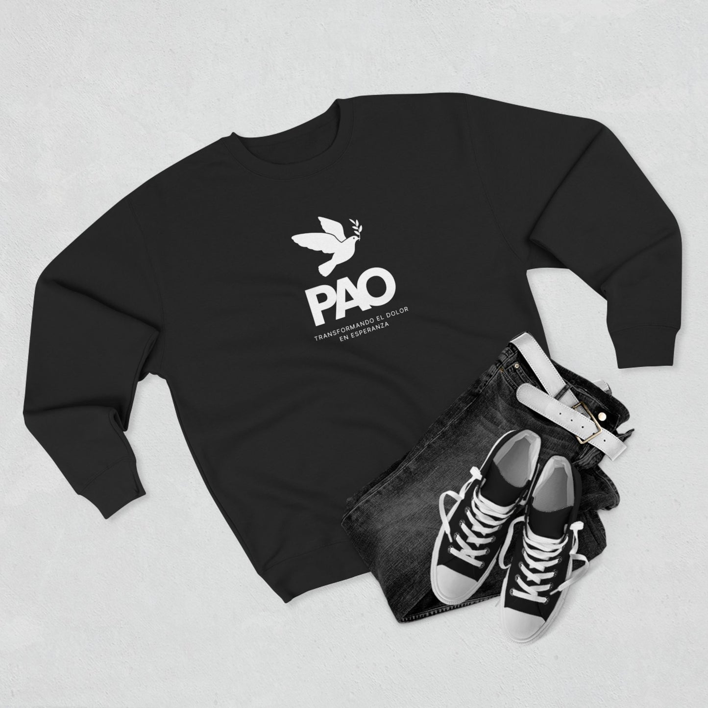 PAO Dove Unisex Crewneck Sweatshirt - Cozy & Stylish Casual Wear