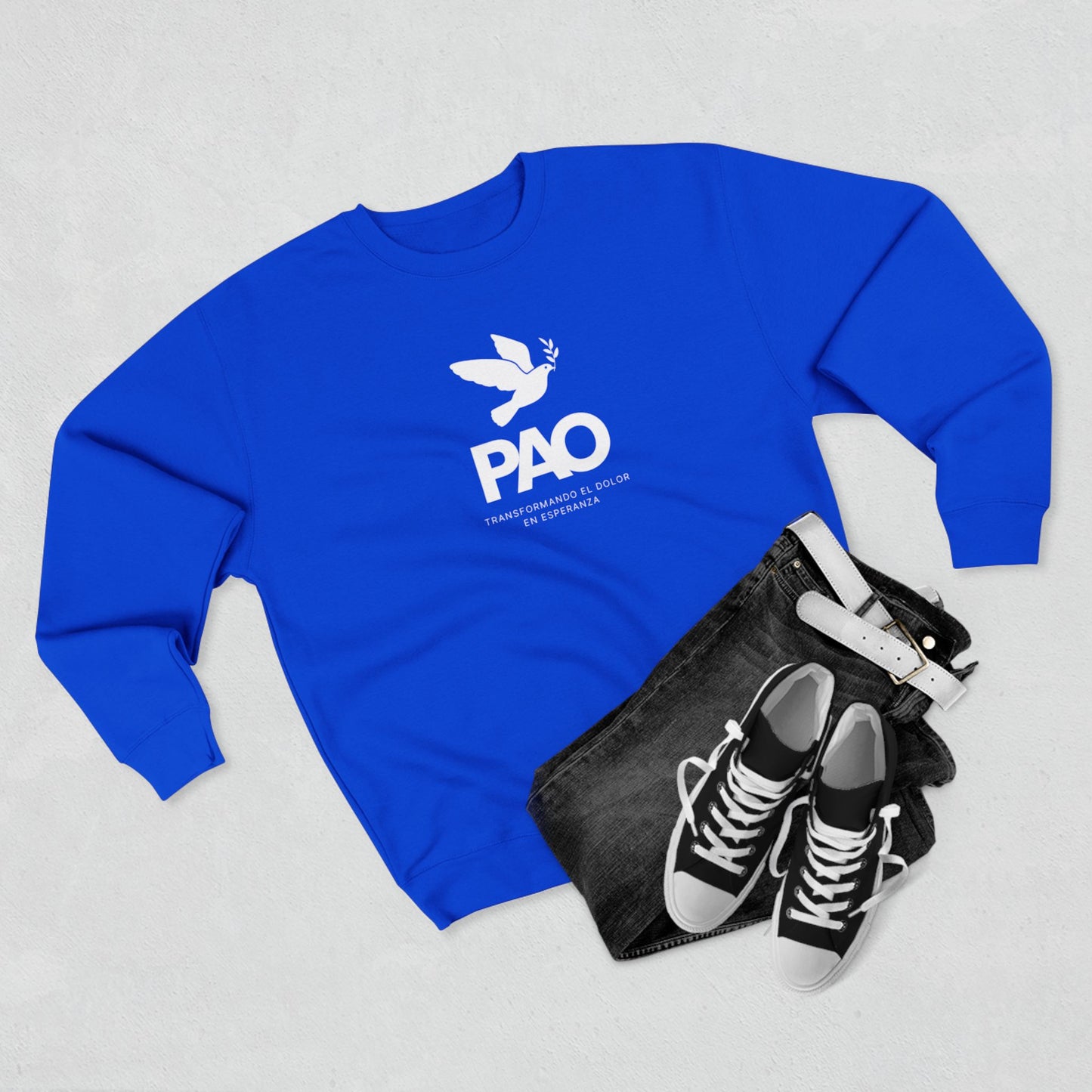 PAO Dove Unisex Crewneck Sweatshirt - Cozy & Stylish Casual Wear