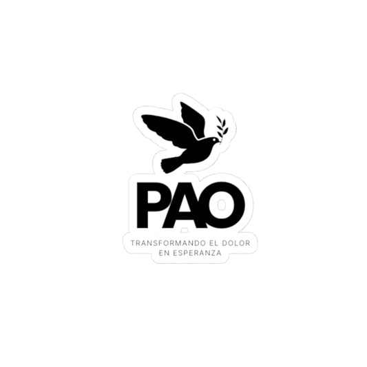 Inspirational Kiss-Cut Stickers - 'Transforming Pain into Hope' Design