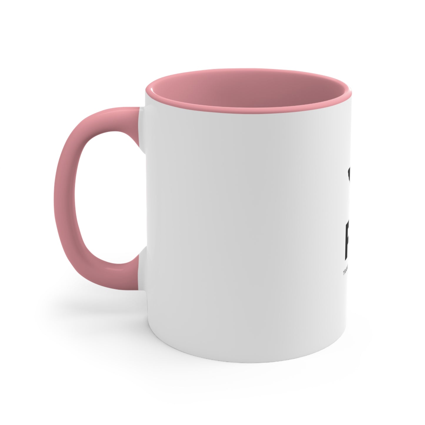 Inspirational 11oz Mug - PAO Design with Red Accent Handle
