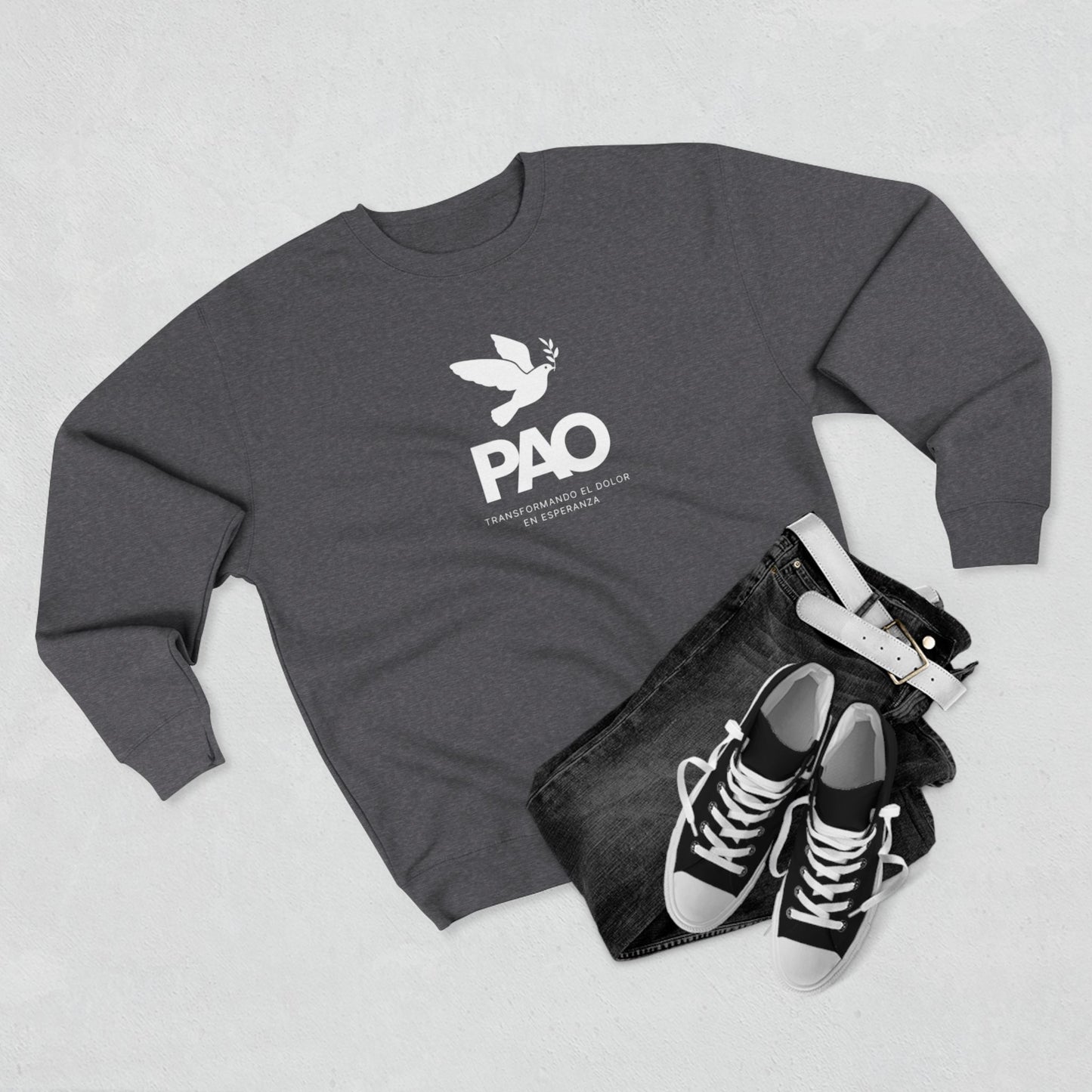 PAO Dove Unisex Crewneck Sweatshirt - Cozy & Stylish Casual Wear
