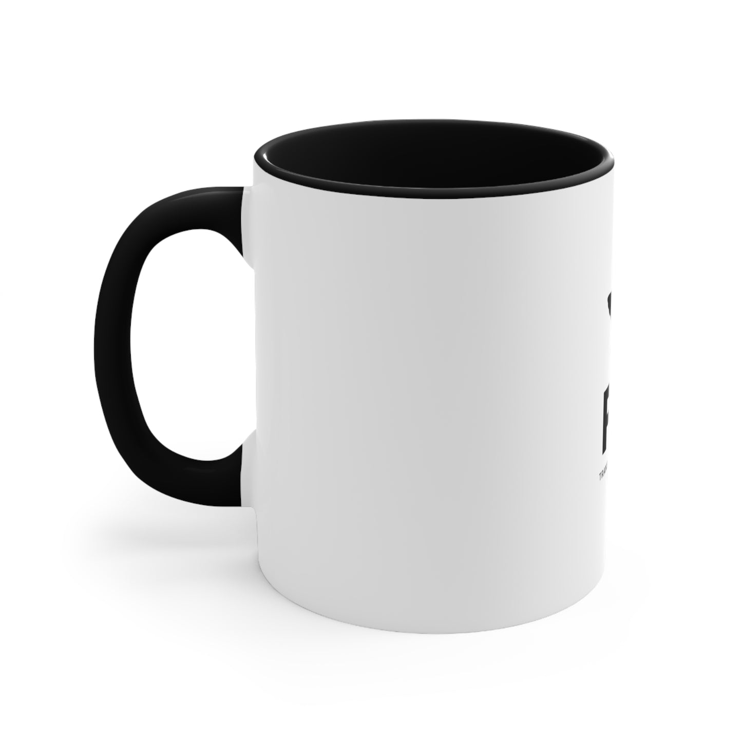 Inspirational 11oz Mug - PAO Design with Red Accent Handle